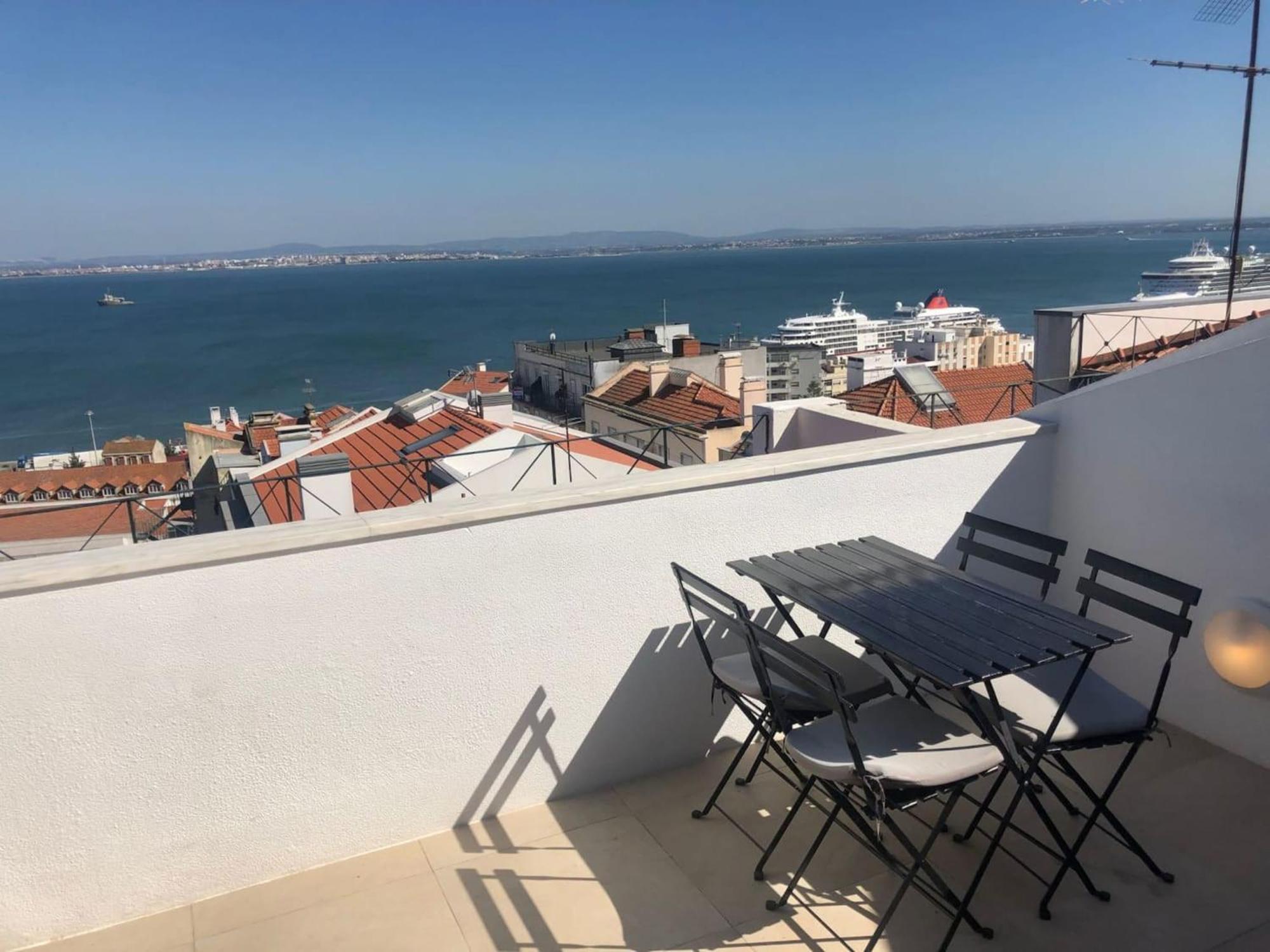 Apartamento Beautiful River Views In Graca Lisboa